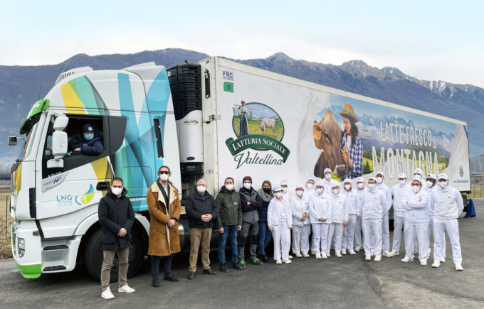 Latteria Sociale Valtellina, le consegne diventano… green