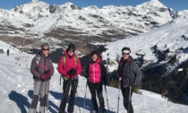 Il Cai Valfurva in ciaspole alla Cima Gavia