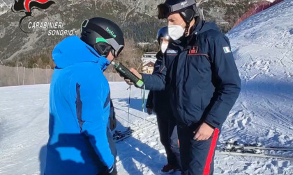 Controlli sulle piste da sci: otto nei guai