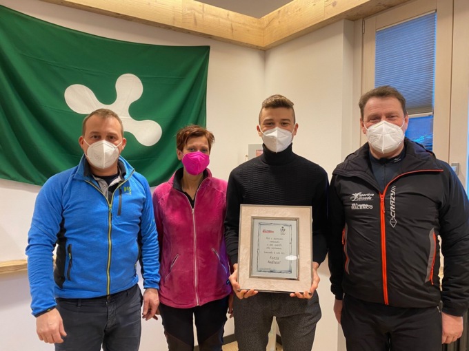 Lanzada premia Andrea Bagioli: la sua carriera orgoglio per il paese