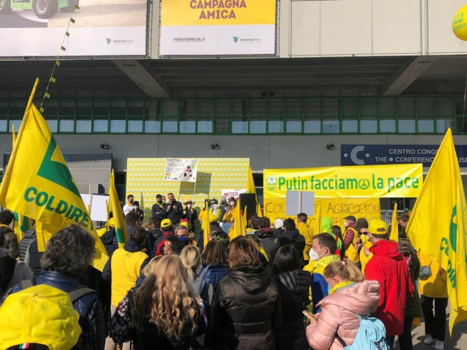 Ucraina, Coldiretti: “E’ importante far sentire voci di pace”. Una delegazione a Verona