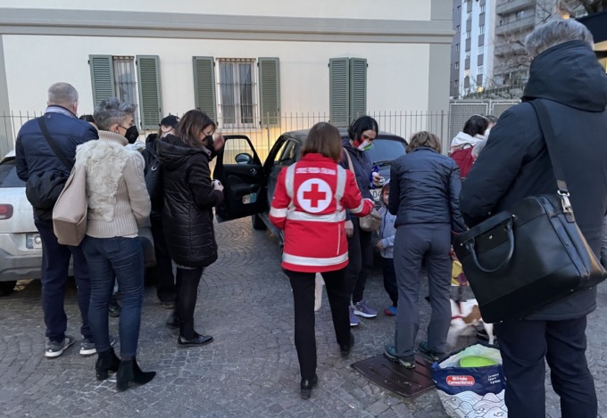 Accolti i primi profughi ucraini dal Comune di Sondrio