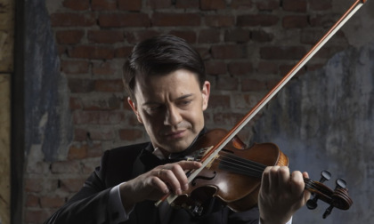 Il violinista ucraino e la violinista russa in concerto per la pace a Morbegno