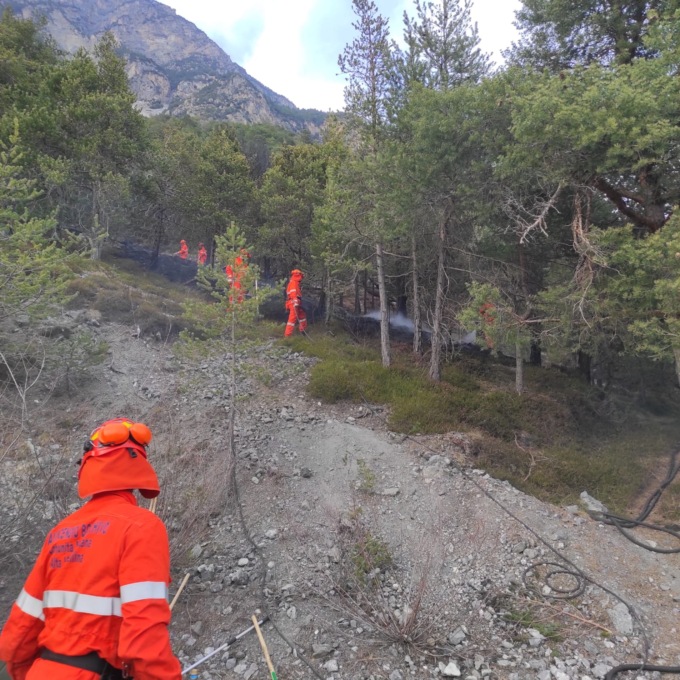 Incendi, massima allerta in Alta Valle