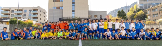 A Sondrio i giovani calciatori CSI