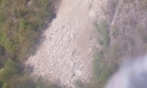 Frana in Valvarrone: 5000 metri cubi di roccia caduti dalla montagna