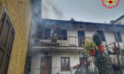 Secondo incendio in casa: 6 squadre di Vigili del fuoco mobilitate