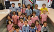 I bambini dell’asilo di Stazzona hanno fatto una gita in Comune