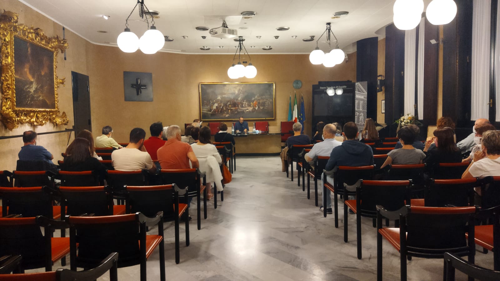 Conferenza con Pietro Baroni in Sala Besta