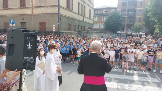 Festa per il rinnovato oratorio di Morbegno