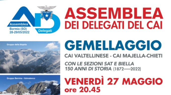 Assemblea del CAI a Bormio per festeggiare i 150 anni di fondazione