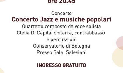 "Concerto Jazz e musiche popolari" a Sondrio