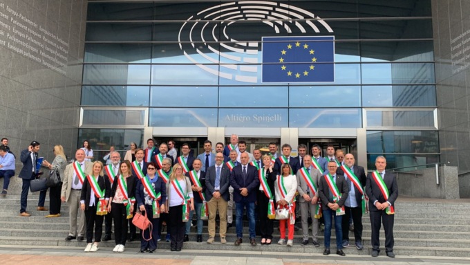 Visita al Parlamento Europeo di una delegazione di Sindaci della Valtellina e della Valchiavenna