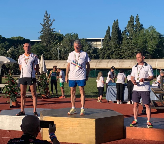 Riccardo Dusci medaglia d’argento nei 5000 metri ai Campionati italiani Master