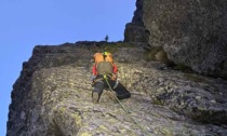 Restano bloccati sulla parete, due scalatori salvati dal Soccorso Alpino