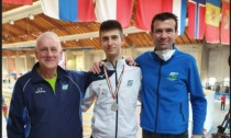Daniele Lanzini in maglia azzurra ai Campionati Europei nei 110 Ostacoli