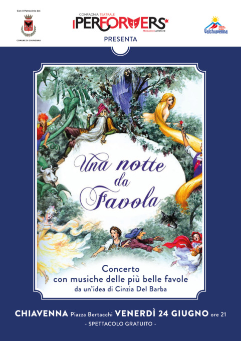 A Chiavenna “Una notte da favola”: spettacolo musicale