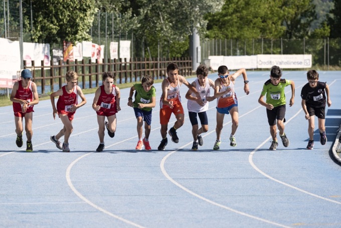 A Chiuro la prova in pista organizzata dalla Polisportiva Albosaggia