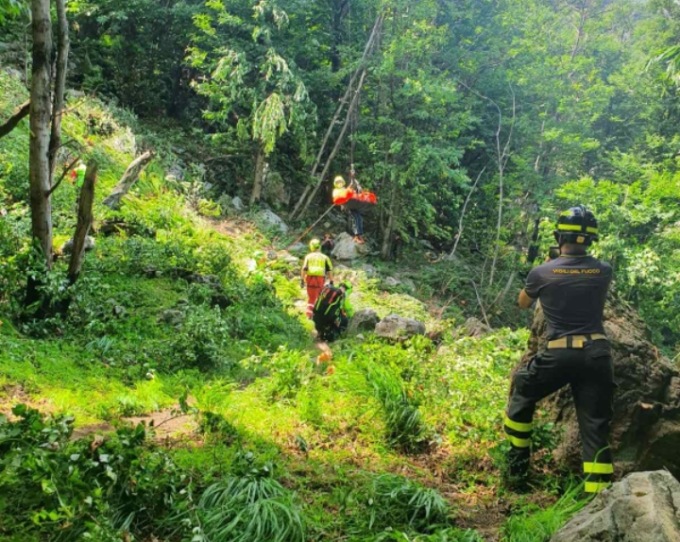 Infortunata sull’Alpe Teolo, donna salvata dai soccorsi