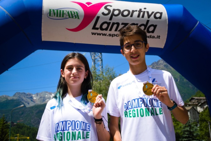Tabatha Spini e Filippo Bertazzini Campioni Regionali di Corsa in Montagna Cadetti