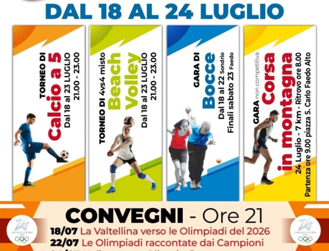 Sportweek 2022: tutto pronto a Faedo