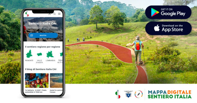 Nasce la nuova app con le mappe digitali del Sentiero Italia CAI