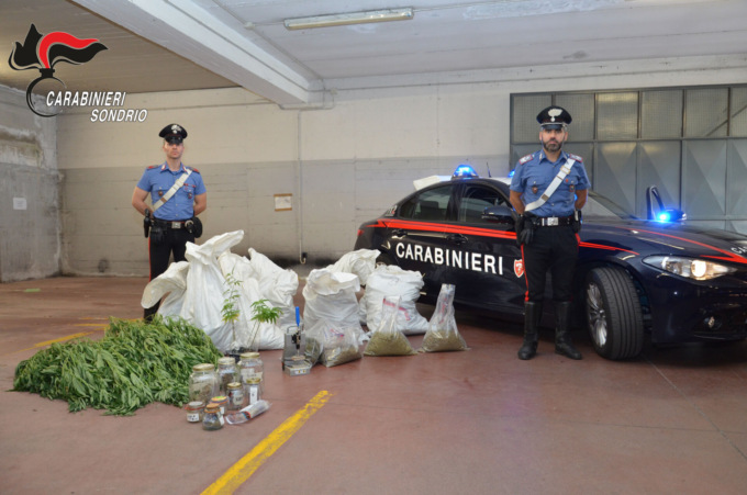 Coltivava marijuana: sequestrati 40 chili di droga
