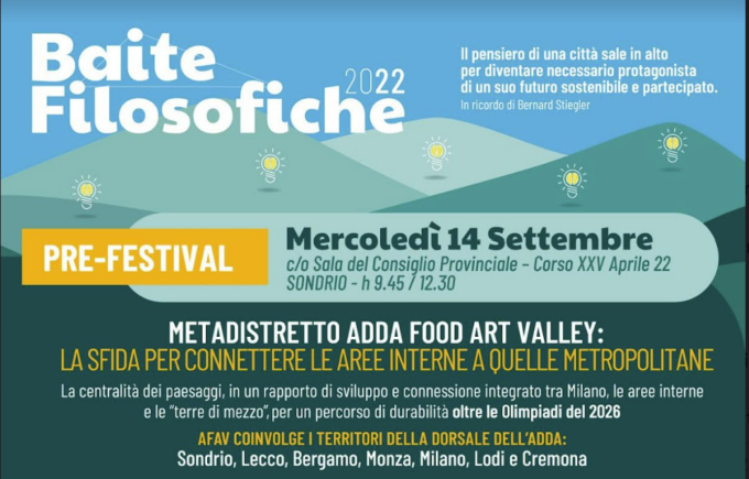 Adda Food Art Valley: la sfida per connettere le aree interne a quelle metropolitane
