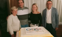 Una torta olimpica per Arianna Fontana all'Accademia del Pizzocchero