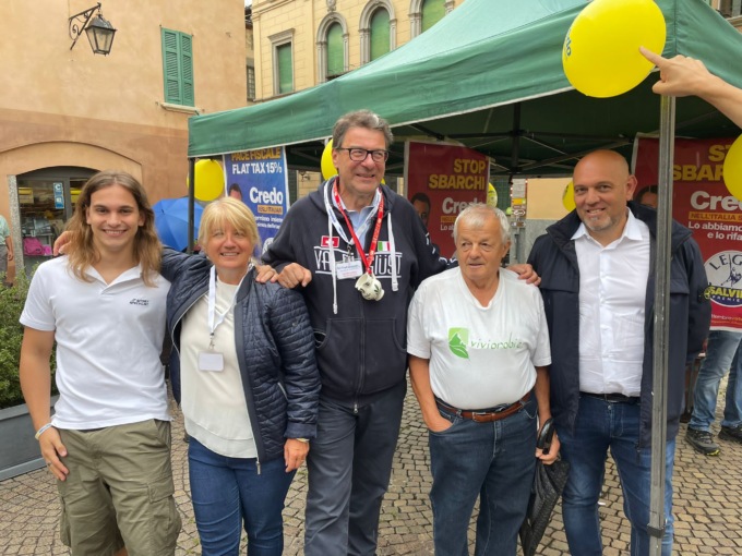 Ministro Giorgetti a Chiavenna: “terre bellissime alle quali sono molto legato”