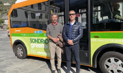 A Sondrio attivo il primo bus elettrico della provincia
