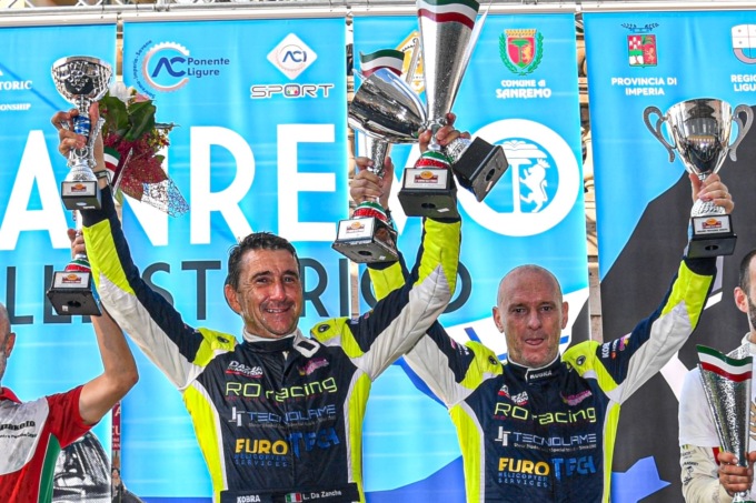 Da Zanche firma il pokerissimo al Rally di Sanremo su Porsche