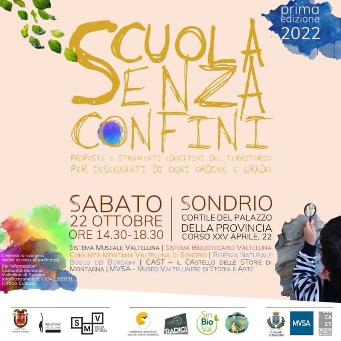 Scuola Senza Confini Proposte e strumenti educativi del territorio per insegnanti di ogni ordine e grado