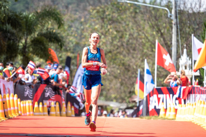 Elisa Sortini in azzurro arriva settima al Mondiale di corsa in montagna e trail