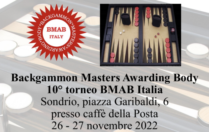 I campioni di backgammon si sfidano a Sondrio