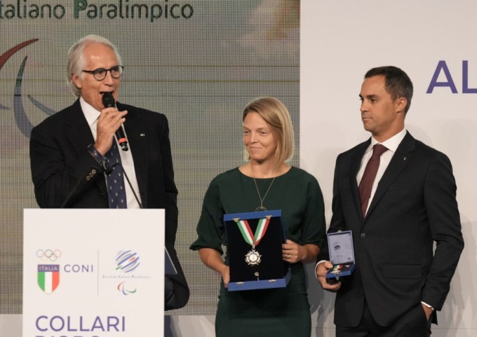 Ad Arianna Fontana il Collare d’oro del Coni