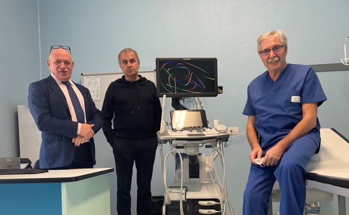 Donato un nuovo ecografo al reparto di Urologia dell’ospedale di Sondrio