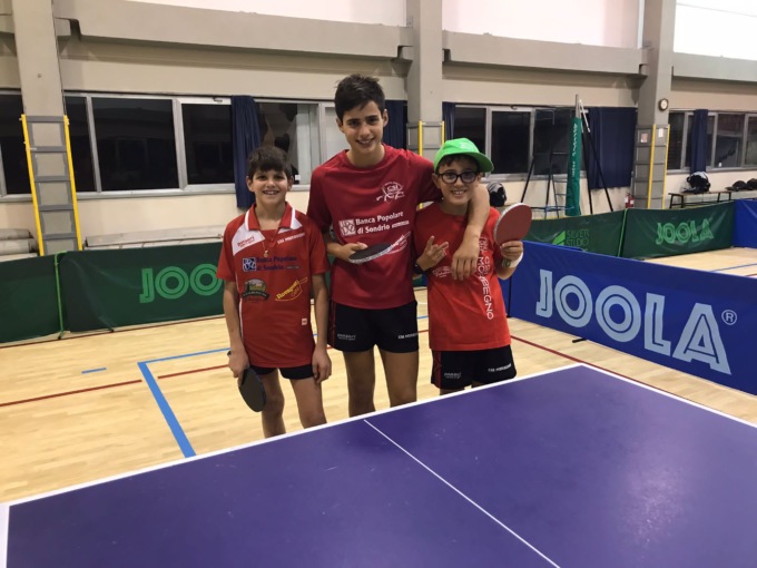 Alti e bassi per il GS Morbegno al Campionato regionale CSI di tennis tavolo