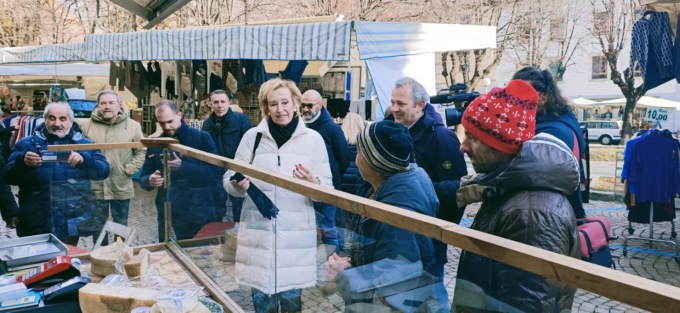 Giornata sondriese per Letizia Moratti