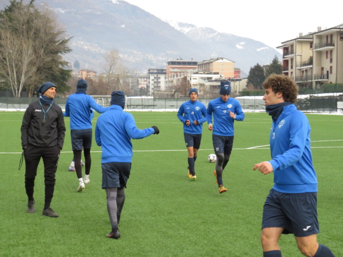 La Nuova Sondrio Calcio in amichevole contro il Modena