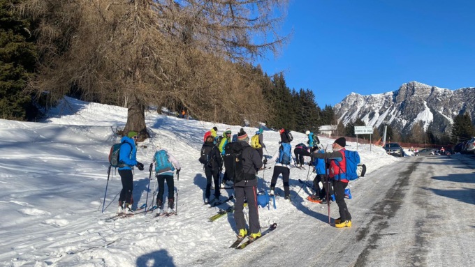 Sci alpinismo e ciaspole nella zona di San Colombano col Cai