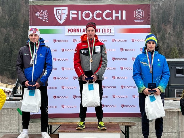 Davide Cola è argento nell’inseguimento agli Italiani Giovani di biathlon