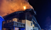 Madesimo: vasto incendio distrugge un'abitazione