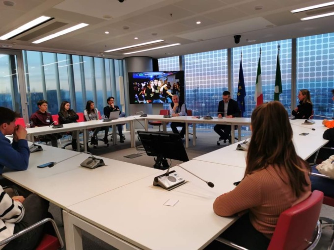 I 18enni in visita alla Regione Lombardia