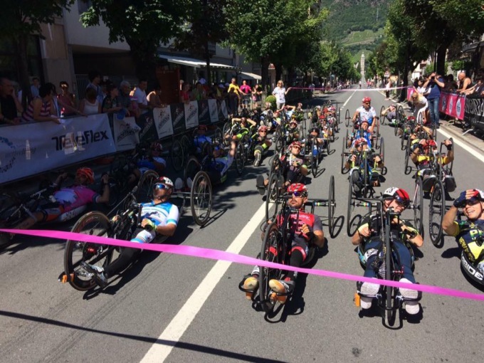13° giro d’Italia Handbike: Tirano è la seconda tappa del tour