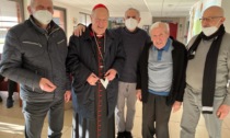 Il cardinale Cantoni in visita alla Casa di Riposo di Villa