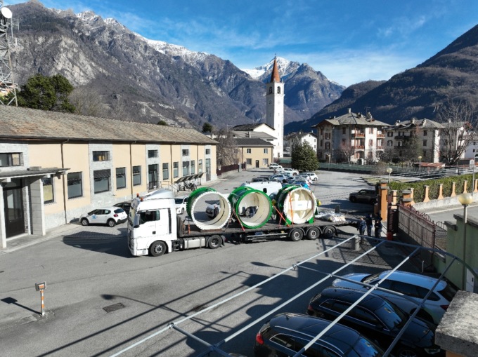 Proseguono i lavori di ammodernamento degli impianti idroelettrici in Valle Spluga