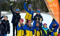 Circuito Schena Generali: i giovani sciatori impegnati nello sci alpino e nel fondo
