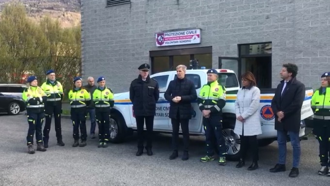 Consegnato il nuovo mezzo alla Protezione civile