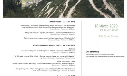 Oltre le Olimpiadi 2026: scenari di sviluppo sostenibile per la Valtellina